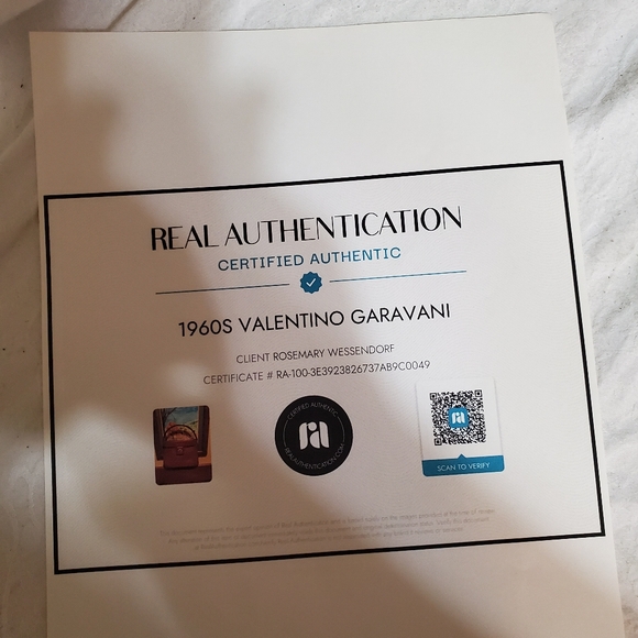 1960s Valentino Garavani Top Handle Satchel. COAs(2) - Picture 11 of 11